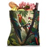 Colorful Tropical birds in the Jungle Themed Design Tote Bag
