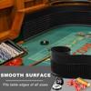 Leyndo Craps Tabletop Game Set, Includes 48"x11" Rubber Craps Diamond