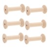 iplusmile 6 Pack Quilting Sewing Bobbins Wooden Craft Spools for