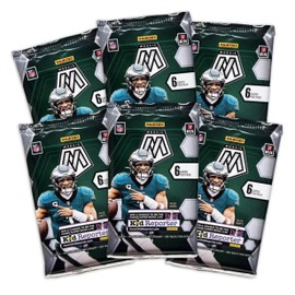 2023 Panini Mosaic Football Card Blaster Box - 36 Football Cards Bonus 5 Top Loader Card Sleeeves to Help Protect Your Cards