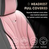 Coverado Front Seat Covers, Luxury Leather Seat Covers for Cars,