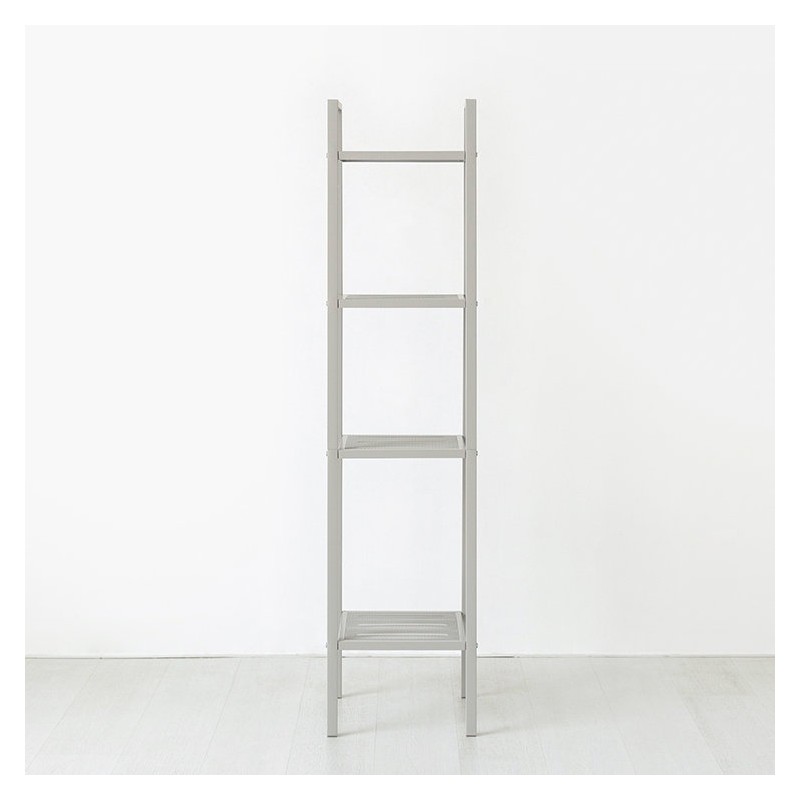 Market B LEITER shelf 350 narrow 4 tiers, yellow /