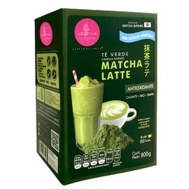 Zoma Tea Collection - MATCHA LATTE - Té Verde - Hecho con matcha japonés - Sin azúcar añadida – Healthy Superfood - Rico en antioxidantes - Polvo - Powder Tea - Caja 800g