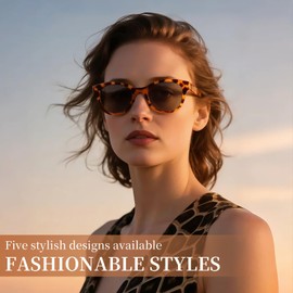 JOMA-E Shop Polarized Sunglasses Fit Over Glasses for Women Oversized Wrap Around Sunglasses Trendy Frame UV Protection Lightweight for Daily Wear & Driving (Grey Tortoise Frame Grey Lens)