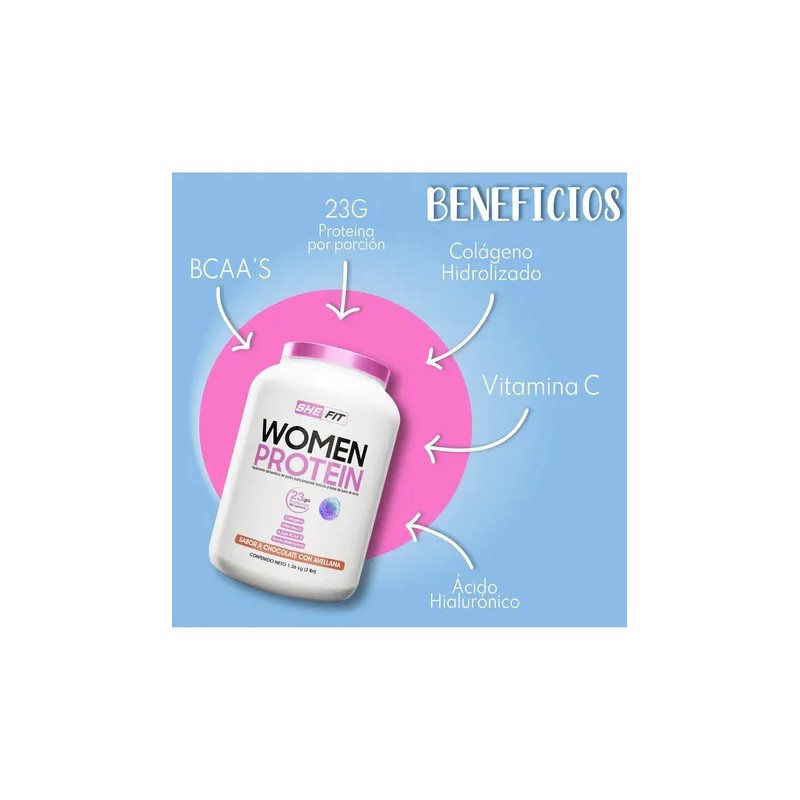Bhp Women Protein Choco Avellana Low Carb Suero Leche 3lb