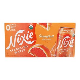 Nixie Sparkling Water Organic Grapefruit Sparkling Water 8 Pack, 12 FZ
