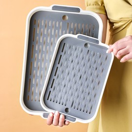 Curtainboro Rabbit Litter Box with Grate, Anti-Turnover Litter Box Pet Cleaning Supplies for Rats, Hamsters, Ferret