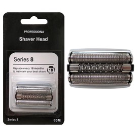 83M 8 Series Head Cassette Shaver Foil Head Razor Cutter Head w/Plastic Sealed Packaging Replacement for Br-aun Series 8 8325s, 8330s, 8340s, 8345s, 8350s, 8360cc
