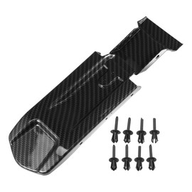 ACROPIX Motorcycle Rear Tail Mud Guard Fender Mudguard Modified Mud Flap Protector Carbon Fiber Patter Black Fit for Surron X160 - Pack of 1