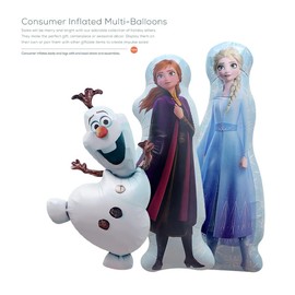 Fashion Yo 6pcs Elsa Princess Cinderella Foil Balloons Birthday Party Congratulations balloons Baby Shower Party Decorations Party Suppiles Accessories Theme kids (Elsa)