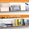 Cq acrylic Shelf Dividers for Closet Organization - 4 Pack