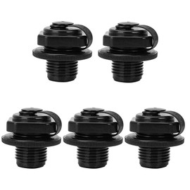 Kayak Valve Air Valve Caps Screw Valve, Pack of 5 Universal Replacement Valve Fit Air Valve Replacement Screw Air Valve for Inflatable Boats, Fishing Boats, Inflatable Dinghy Raft Pool Boat