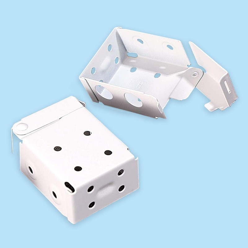 JDFHFGB 2Pcs Blind Brackets, Box Mounting Bracket for Mini Blinds