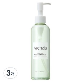 Arencia Pore Melt Mochi Cleansing Oil, 3 pieces, 200ml / 아렌시아 포어 멜트 모찌 클렌징 오일, 3개, 200ml