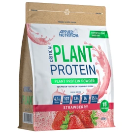 Applied Nutrition Critical Plant Protein - Vegan Protein Powder, Plant Based Supplement (450g - 15 Servings) (Strawberry)