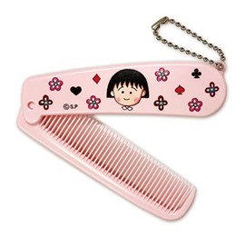 Toshin Pack CM-CO501 Chibi Maruko-chan Folding Comb (Original Picture Maruko Pink)