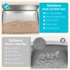 2PACK XXL Stainless Steel Litter Box with Lid, Extra High