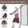 Fitness resistance bands, tubes, door anchor