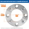 GAsupply ATV Wheel Spacers 4x110, Compatible with Honda, Suzuki, Bombardier,