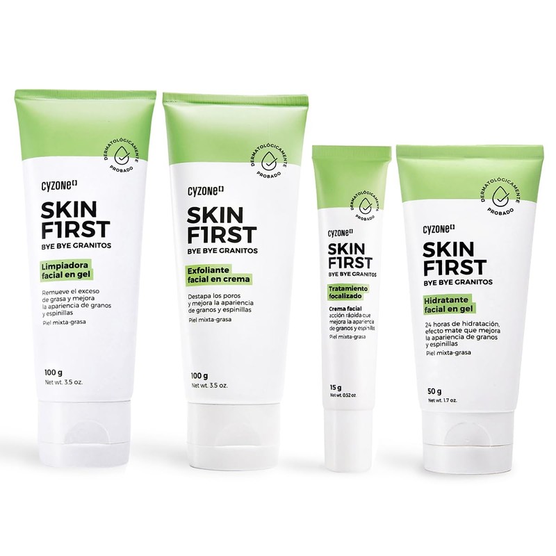 Cyzone - Set Bye Bye Granitos Skin First, Rutina Anti-Imperfecciones
