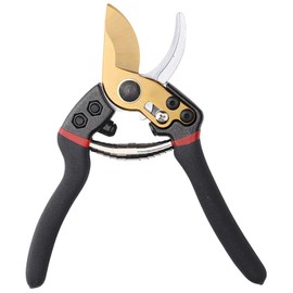 ZHEJIA Gardening Scissors, Branch Cutting Scissors, Compact Pruning Scissors, Easy to Grasp, Sharp and Crispy, Comes with Safety Lock, Rust Resistant, Lightweight, Anti-Slip, Easy to Use for Women,