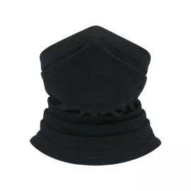 Unbranded Neck Gaiter Cooling Scarf UV Sun Shield Face Mask Cover Cycling Fishing Bandana - Black