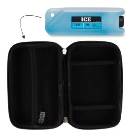 Carry Case with Ice Pocket for HR Monitor, CGM Devices, Glucose Meter, Inhaler