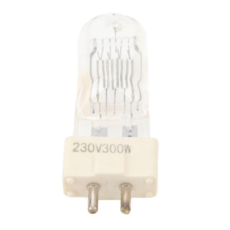 300W G9.5 Halogen Bulb Glass Plastic 2900K 300 Lm Halogen