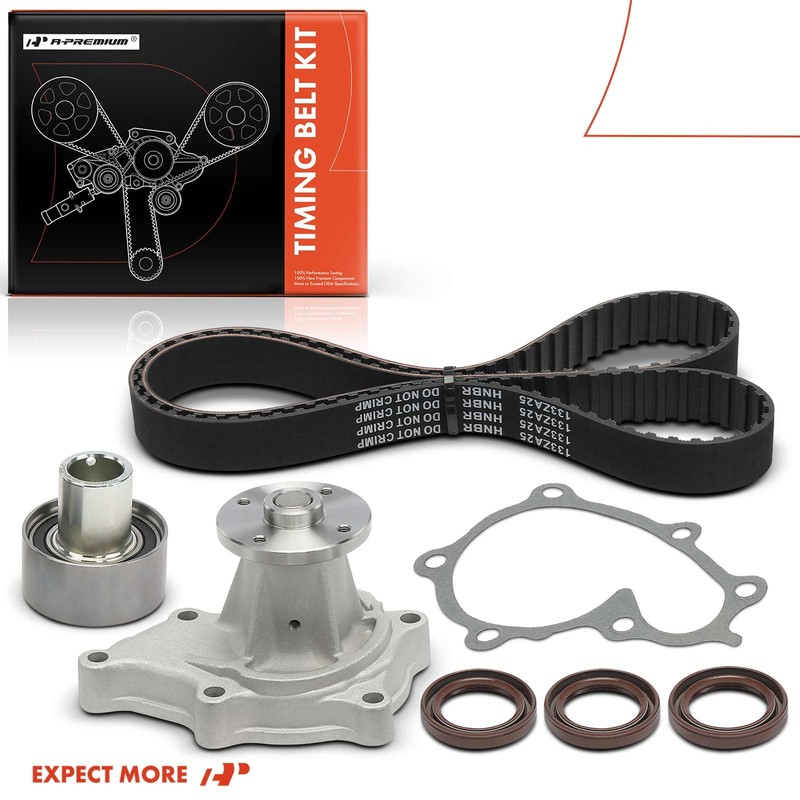 A-Premium Engine Timing Belt Kit with Water Pump Compatible with