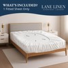 Lane Linen 100% Organic Cotton Full Size Fitted Sheet Only