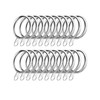 Metal Curtain Rings for Curtains and Rods, 30 mm Internal