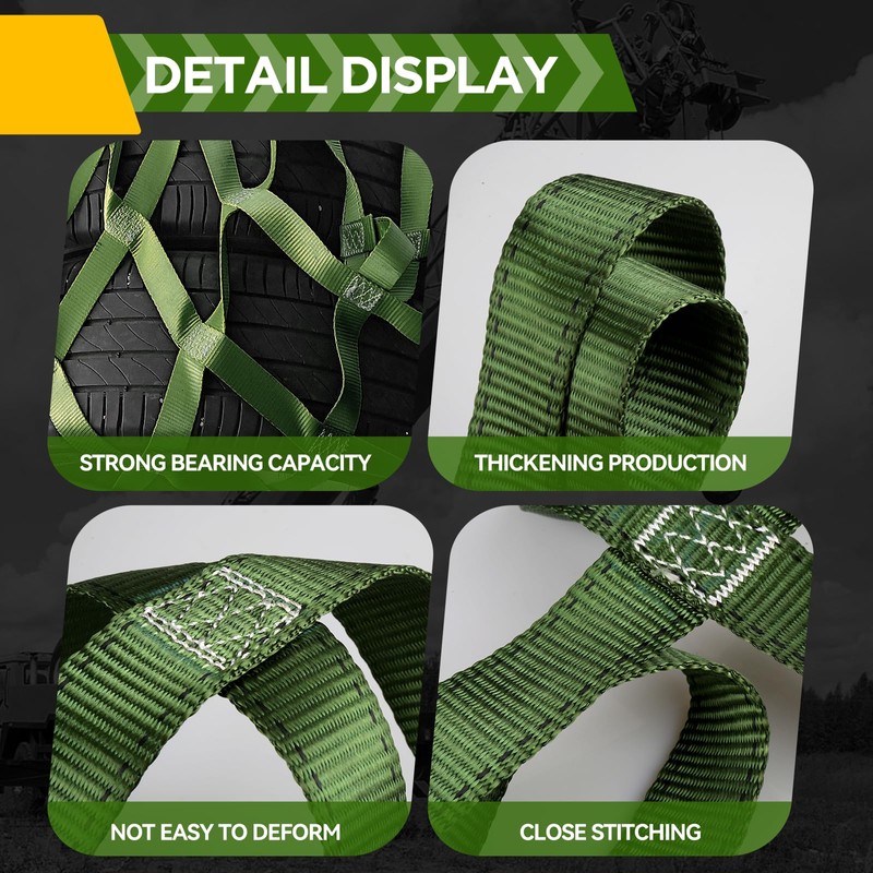 6.56' x 6.56' Heavy-Duty Cargo Lifting Net for Hoisting, Loading