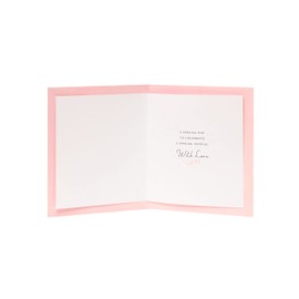 UK Greetings Wedding Anniversary Card for Daughter & Son-In-Law - Drinks Toast Design, Multi, 159mm x 184mm