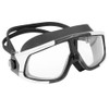 WHALE Professional Adults Electroplating Anti fog Swimming Glasses (Silver Black)