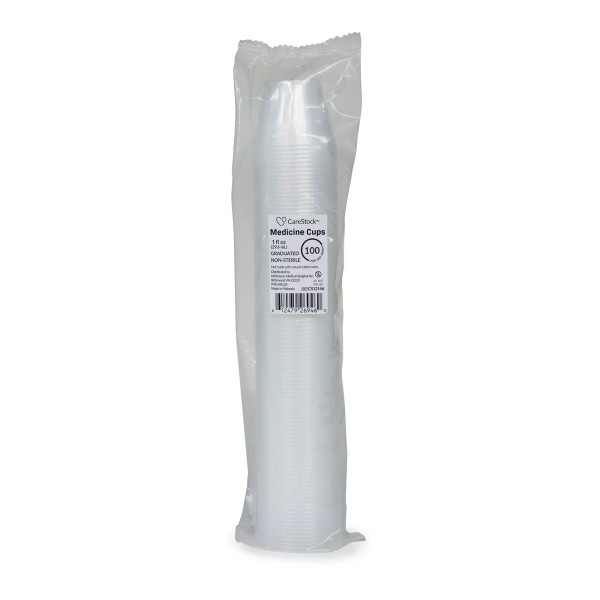 CareStock Translucent Disposable 1 oz. Medicine Cup CS12146 5000 per