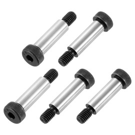 sourcing map Alloy Steel Hexagon Socket Head Shoulder Screws Bolts, 1-1/2" Shoulder Length, 1/2" Shoulder Dia, 3/8-16 UNC Thread, 8pcs