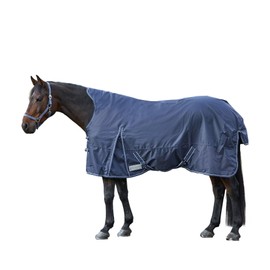 WALDHAUSEN Economic Outdoor Blanket, High Neck Light, Midnight Blue, 155 cm, Midnight Blue