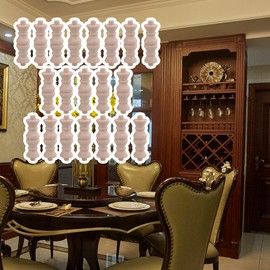 SHANOER Wooden Railing Insert Wood Spindle for Furniture Decorative Parts Replaement (6.5cmx1.8cm)