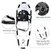 XtremPro All Terrain Snowshoes with Trekking Poles,Lightweight Aluminum Snowshoes and