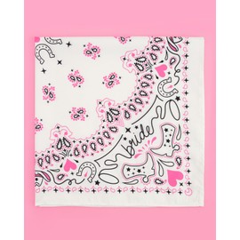 xo, Fetti Bachelorette Party Pink Rodeo Bride Bandana | Last Rodeo Bachelorette Party Decorations, Bridesmaid Gift, Bridal Shower Party Favor, Nashville Bride, Wedding Party Favor