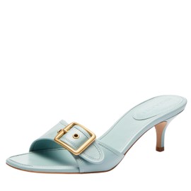 Coach Women's Margot Sandal Platform, Light Blue, 9
