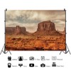 Leowefowa 10x8ft Desolate Desert Photo Backdrop Dark Desert and Mountain