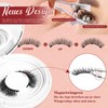 Higu clace Magnetic Eyelashes, Magnetic Eyelashes Without Eyeliner, Magnetic Eyelashes