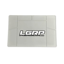 LGRP Rubber Non-Slip Work Mat 1/18 1/24 RC Car SCX18 SCX24, Compatible with Axial, RGT, Element, Enduro, URUAV, Hobby, Craft, Airplane