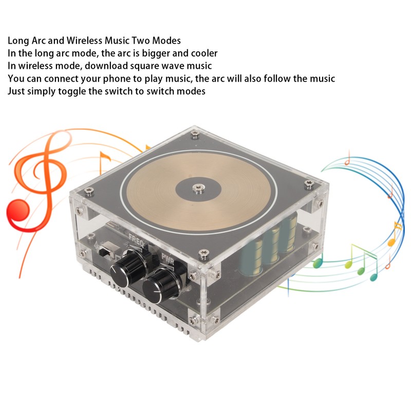 Bluetooth Music Coil Touchable Arc Generator Plasma Speaker for Wireless