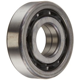FAG QJ305TVP Angular Contact Ball Bearing, Single Row, Open, 35° Contact Angle, Polyamide/Nylon Cage, Normal Clearance, Metric, 25mm ID, 62mm OD, 17mm Width, 14000rpm Maximum Rotational Speed, 7100lbf Static Load Capacity, 10000lbf Dynamic Load Capacity