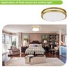 hykolity 10 inch Flush Mount LED Ceiling Light Fixture, 17W