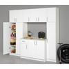 Prepac Elite 16 inch Narrow Cabinet, White