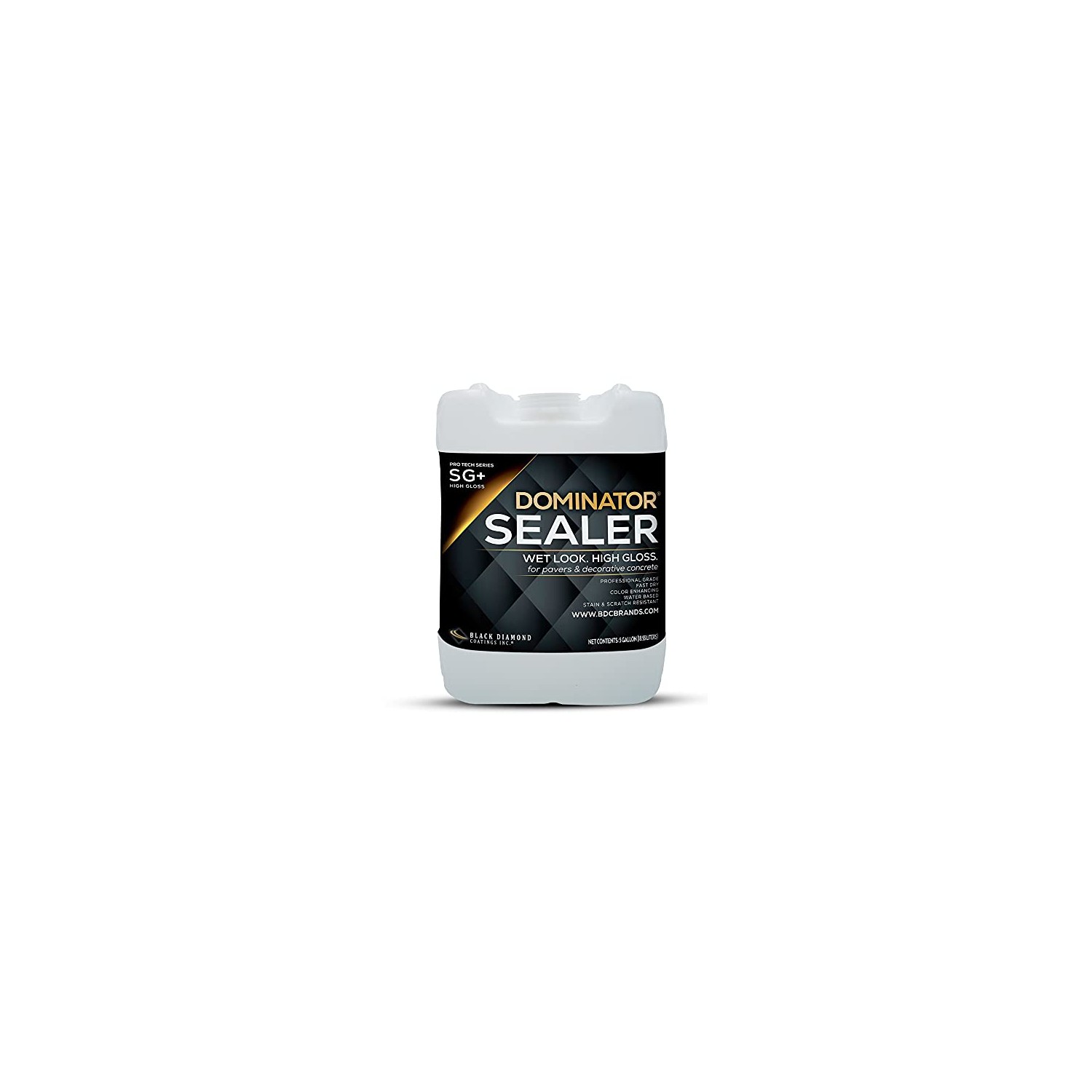 5 Gal. DOMINATOR SG+ Clear Acrylic Sealer | High Gloss Paver Sealer ...