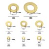 ECSiNG 180PCS Brass Flat Washer Assortment Set 8 Sizes M2
